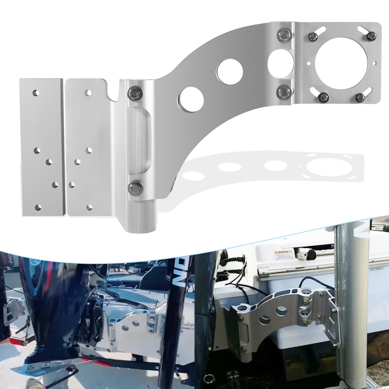 Sunluway for Minn Kota 1810303 Talon Sandwich Adapter Bracket for Starboard, Talon Mounting Bracket, Talon Shallow-Water Anchor Adapter Bracket for