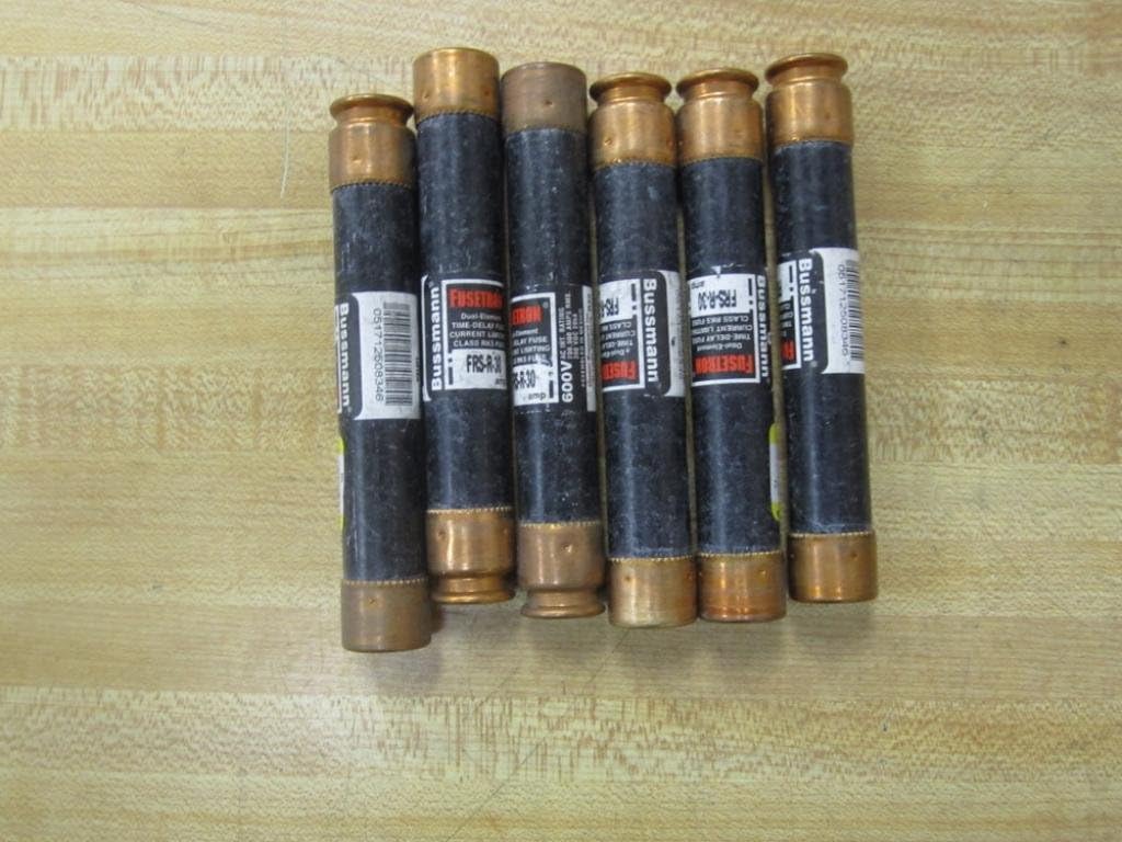 Bussman FRS-R-30 Fusetron FRSR30 Fuse (Pack of 6)