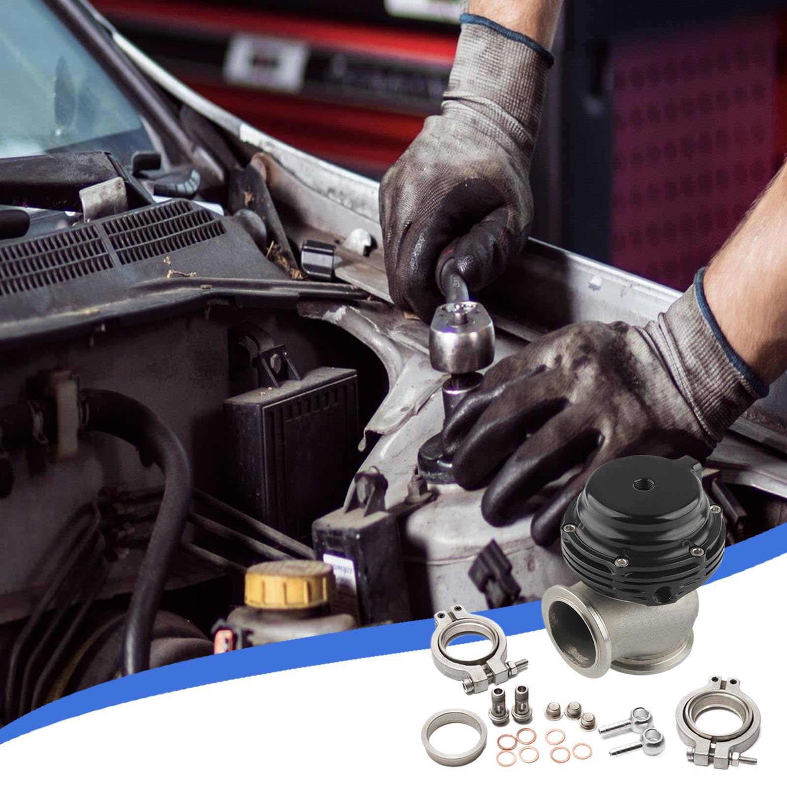 Blow Off Valve for Turbo, 38 mm wielokrotnego użytku zewnętrzny wastegate