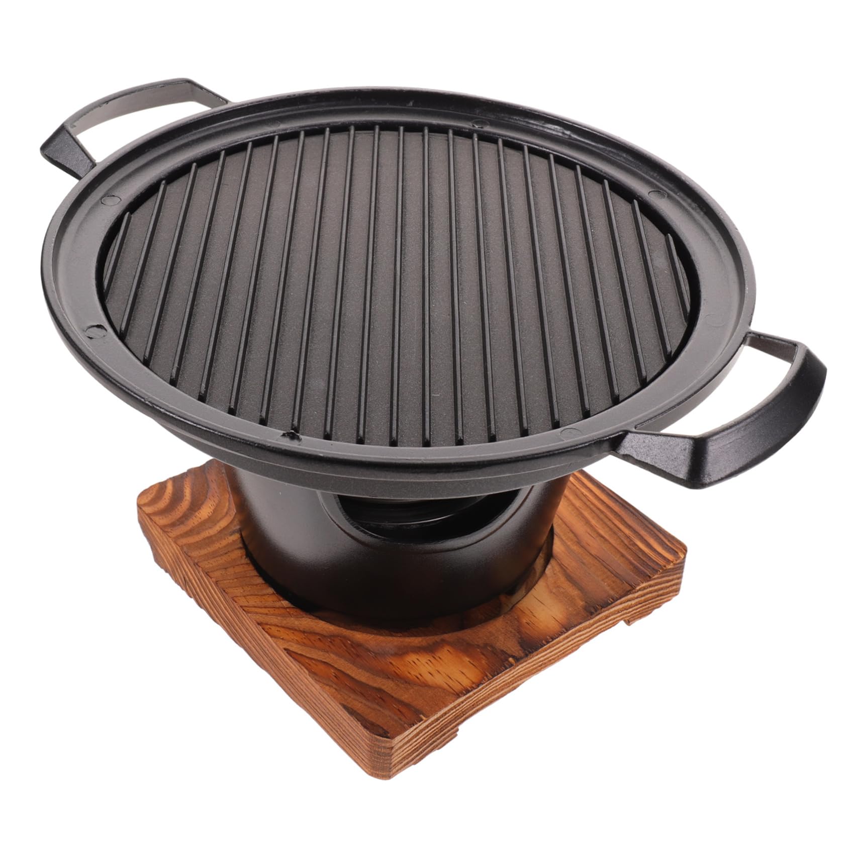 Barbecue portable sans fumée 2 personnes avec plaque alliage aluminium antiadhésive