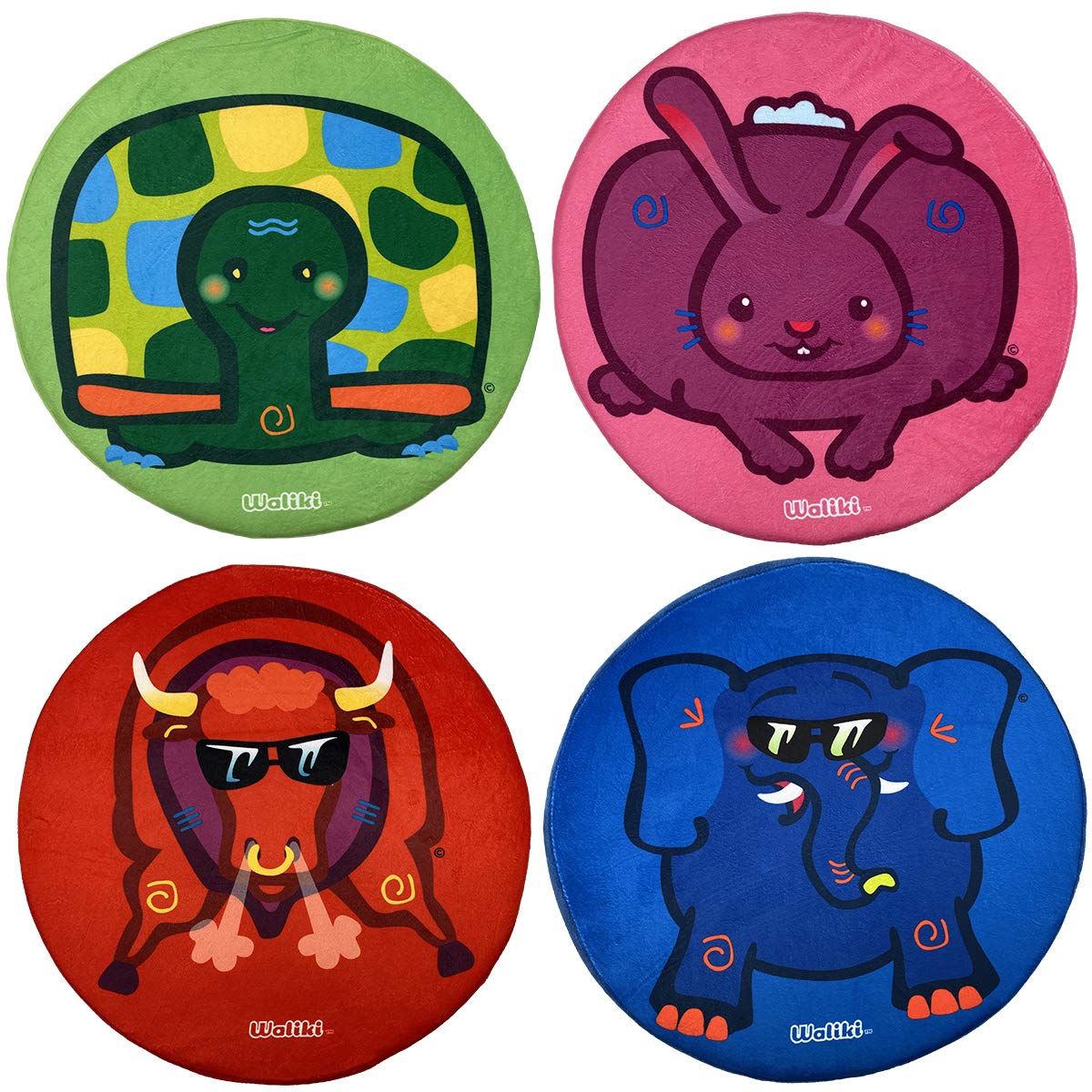 WALIKI Round Children Floor Cushions, Alternative Classroom Seating | Sponge Disc Seats | 15"/40CM | Pack of 4 - Image 6