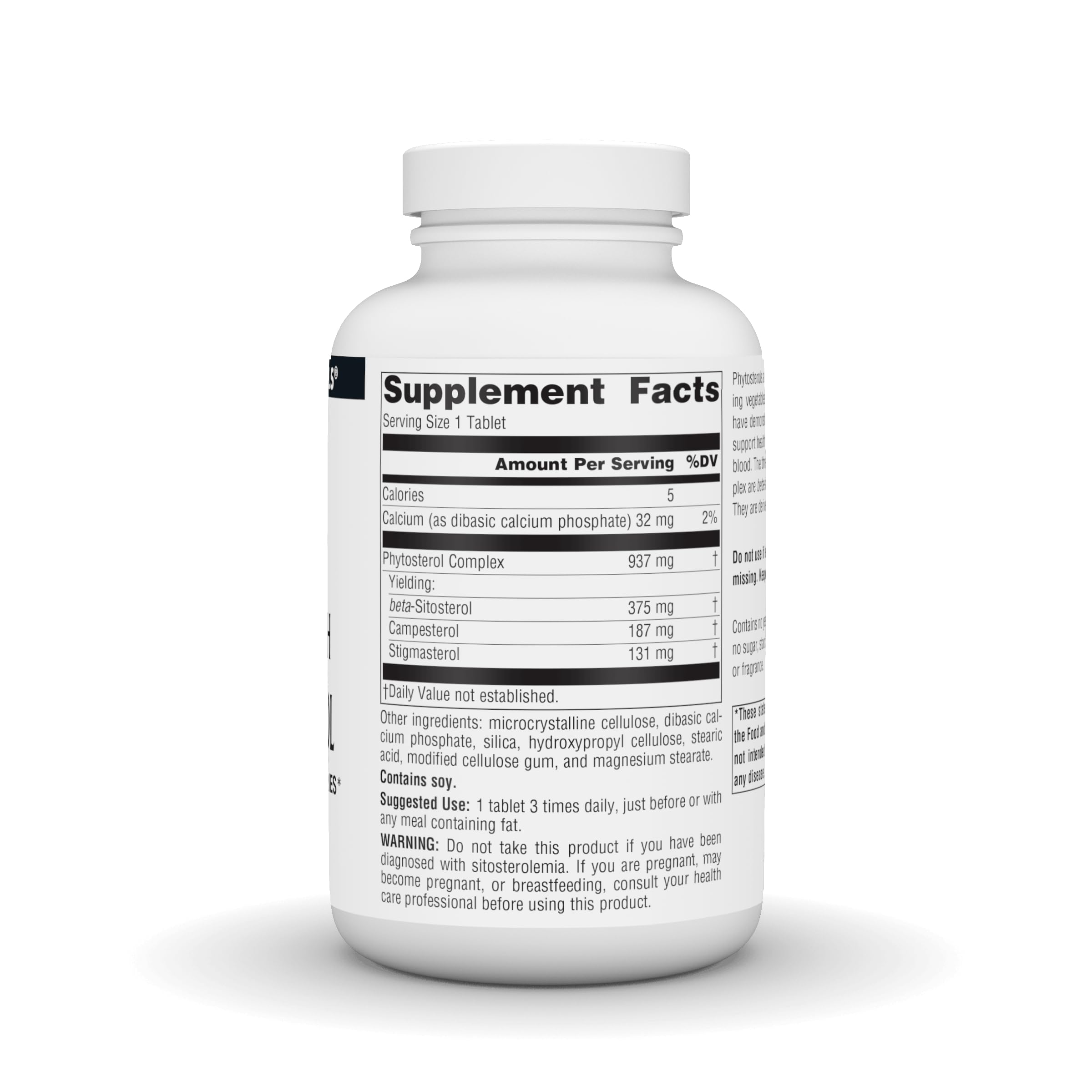 Source Naturals Mega Strength Beta Sitosterol, 375mg - 120 Tablets — Amazon image 3