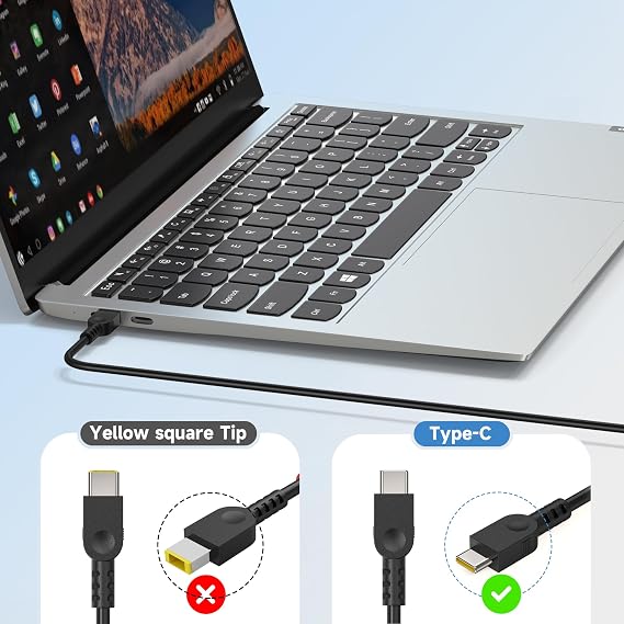 Lenovo ThinkPad için 65 W Laptop USB C Şarj X1 X13 Z13 13 s E14 L14 L15 E15 T490 E495 Lenovo Lenovo IdeaPad 3 Slim5 5Pro Flex 5 Yoga 7 Ince 7 9i İnce 920 ThinkBook 14 s 15 20V/3. 25A AC Adaptör
