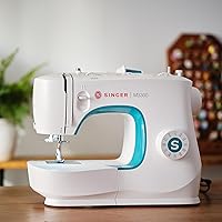Vista 4 de SINGER M3300 Lightweight & Portable Sewing Machine With 97 Stitch Applications, LED Light & 1-step Buttonhole Used for Mending and Sewing