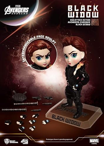 Miniatura 2 de Avengers Endgame: Black Widow EAA-082 Egg Attack Figura de acción