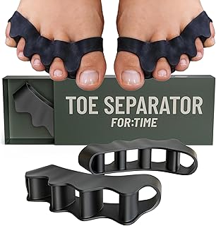 Separador Dedos Pie – 1 Par Separadores Dedos Pies de Silicona | Separador de Dedos del Pie para Dedos Superpuestos | Toe Separator | Corrector Dedos Pies | Separador Dedos Pie Juanete