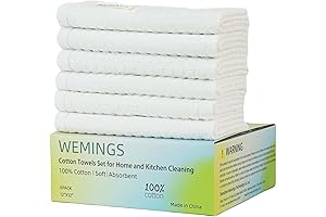 Dish Cloths Set Premium 100% Cotton Dishcloths Rags Towels absorbent
