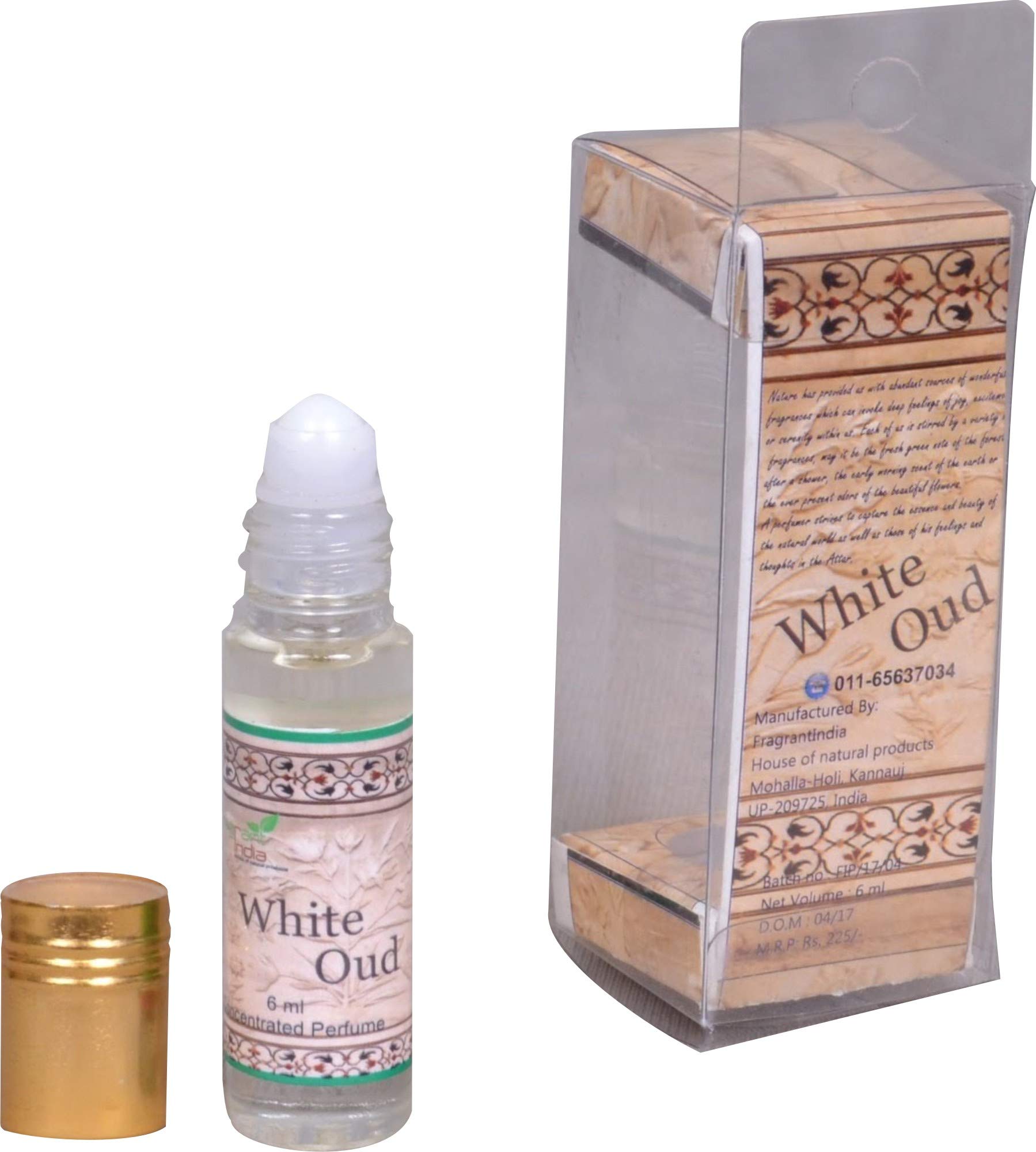 White Oud Roller Perfume