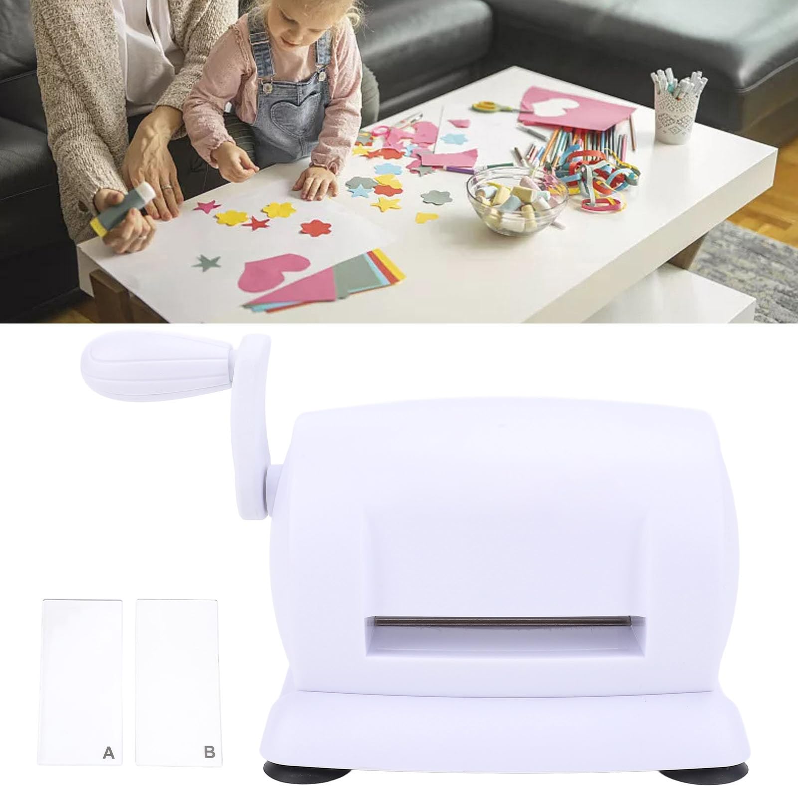 Die Cutting and Embossing Machine Manual Die Cutting Machine Hand Embossing Machine for Paper Card Craft Scrapooking