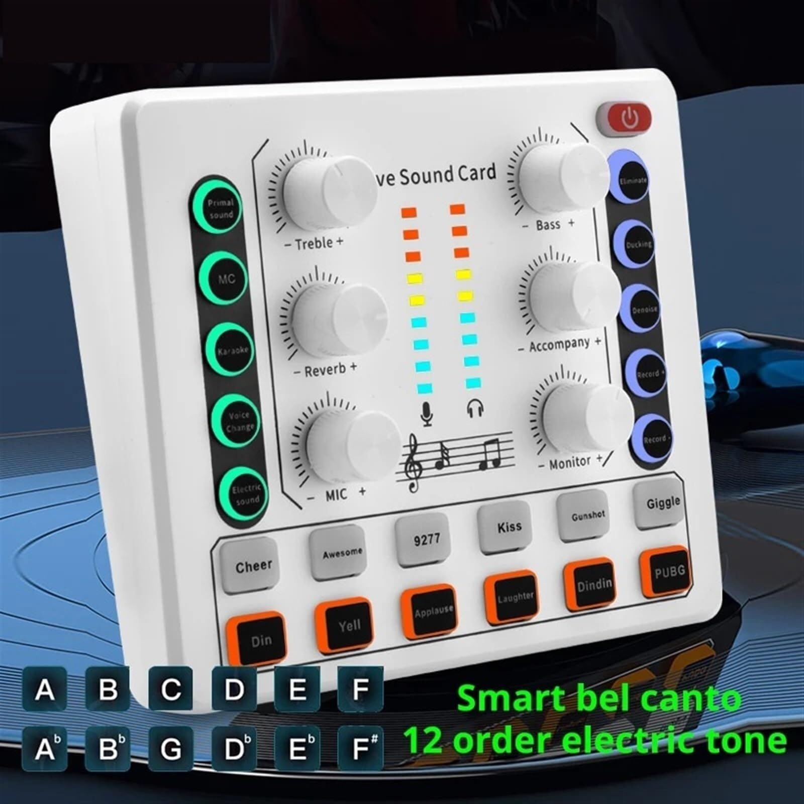 Mixer Audio, 5 Szt. Mikser Efektów Karty Dźwiękowej M8