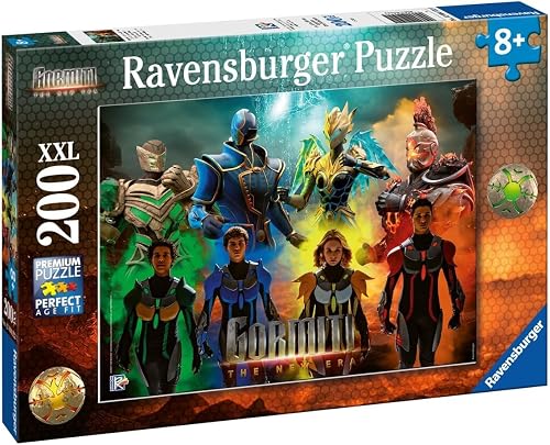 Ravensburger - Gormiti: La Nueva Era, Puzzle niños 8 años, Puzzle 200 Piezas XXL