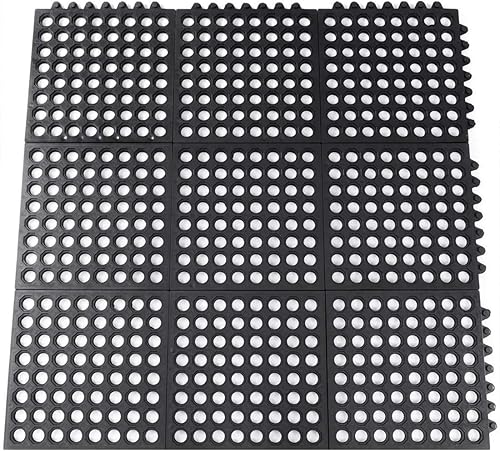 Interlocking Rubber Mats for Floor Anti Fatigue Kitchen Mats 9