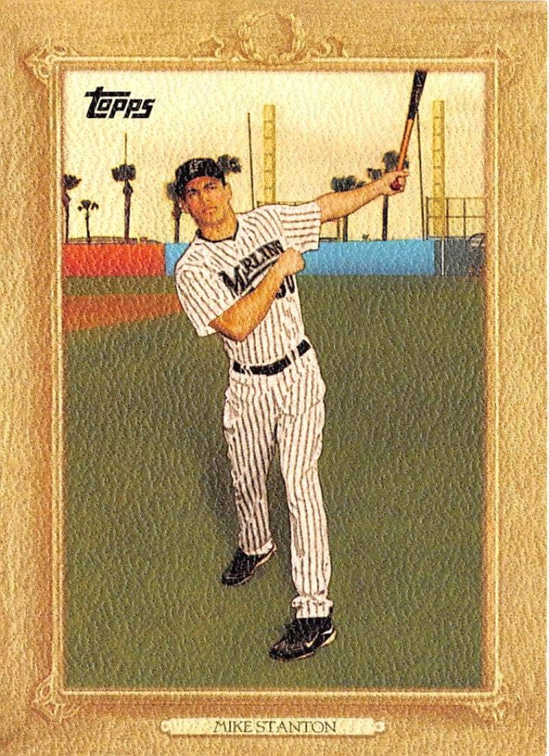 2010 Topps Update Turkey Red #TR149 Mike Stanton Florida Marlins MLB Baseball Card NM-MT