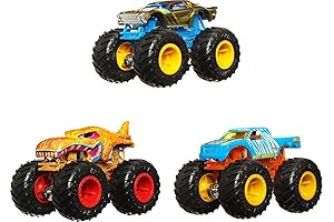Hot Wheels Monster Trucks 1:64 Color Shifters: A Trio of Eye-Catching 3-Pack...