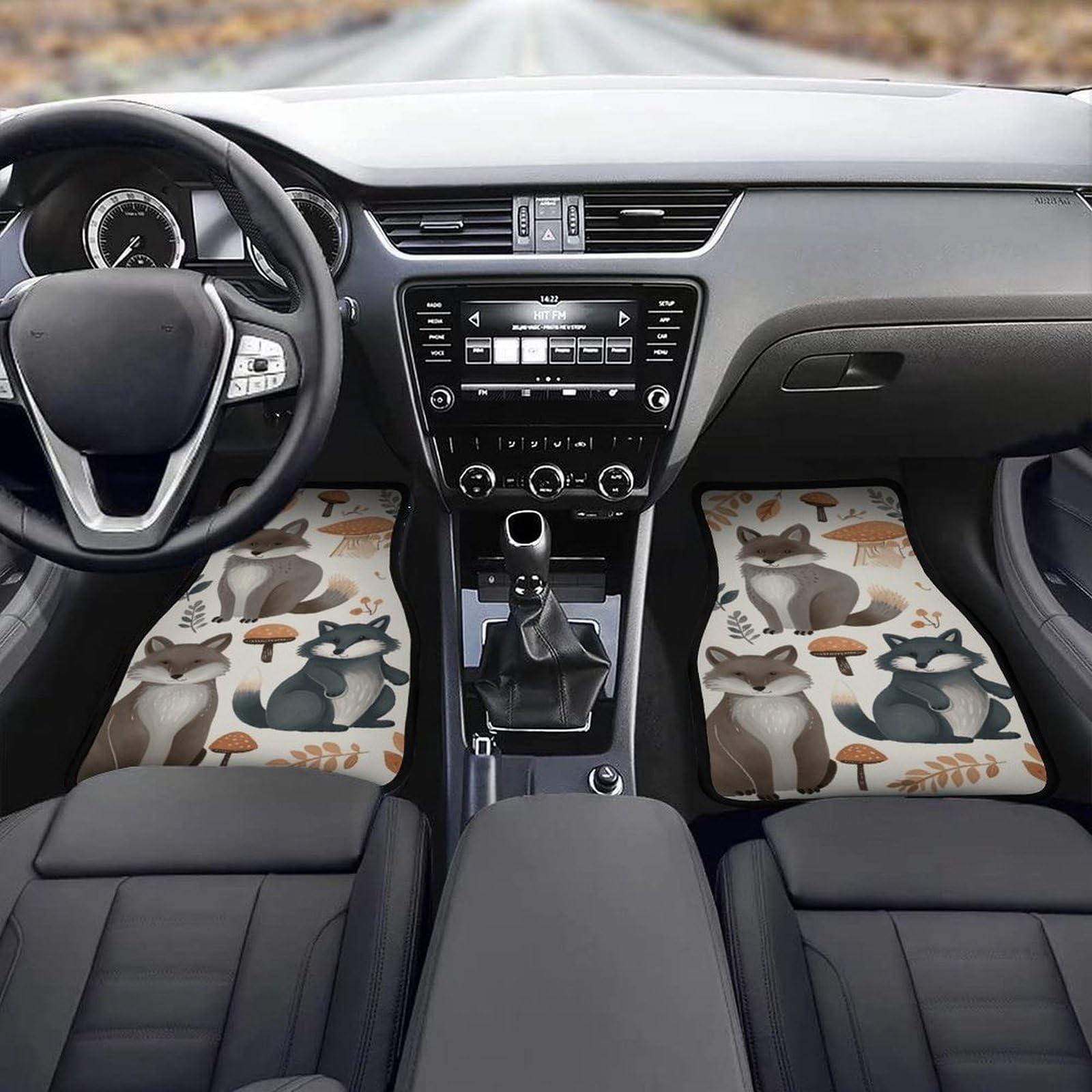 4 tappetini per auto, resistenti, antiscivolo, facili da pulire, adatti per la maggior parte delle auto, per tutte le stagioni, universali, adatti per SUV, berline e camion