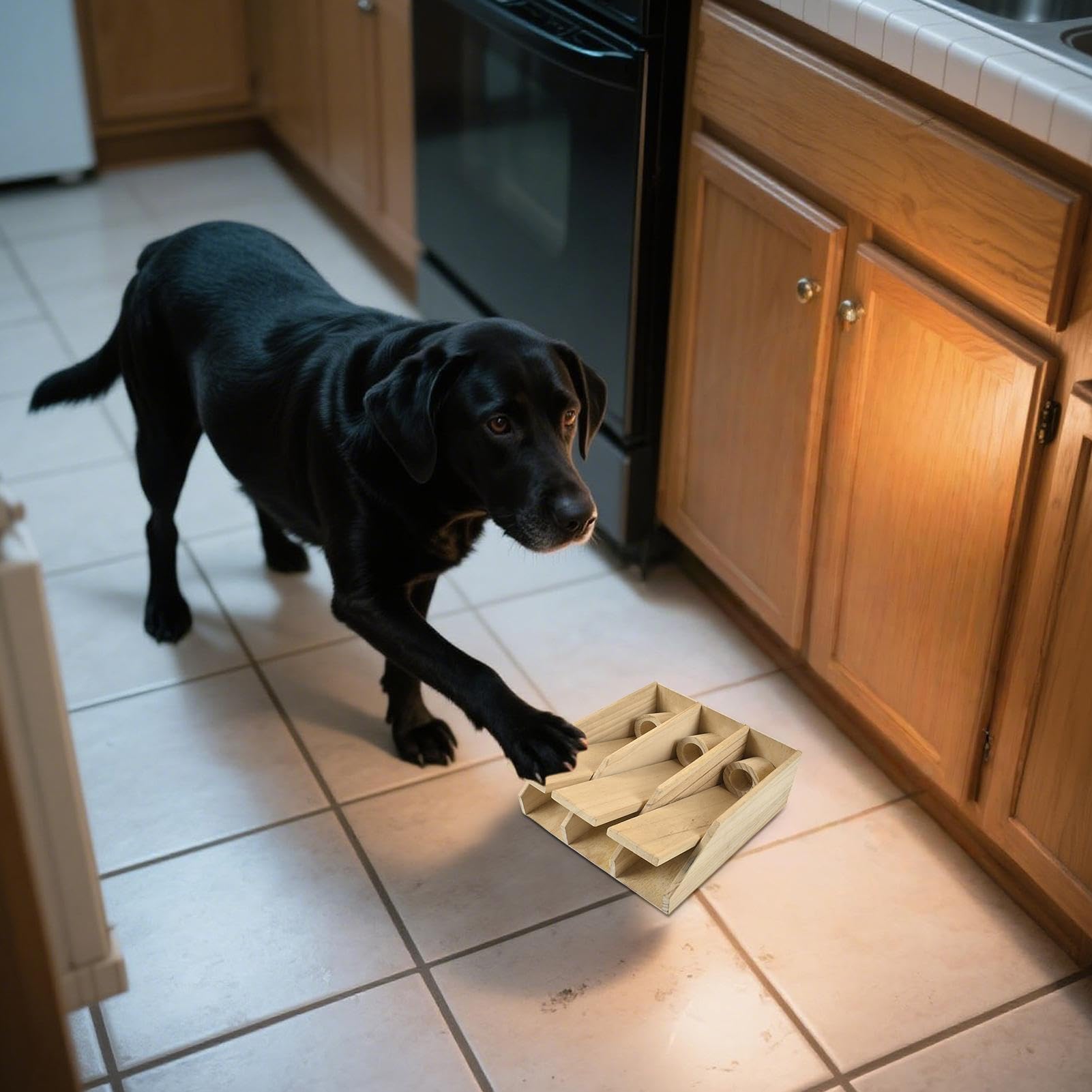 Juguete Para Perros Con Premios Piano Teclado Lento Para Perros | De Madera Interactivo Dispensador Mordedor Reduce Estrés Favorece Alimentación Lenta Juego Interior Entrenamiento