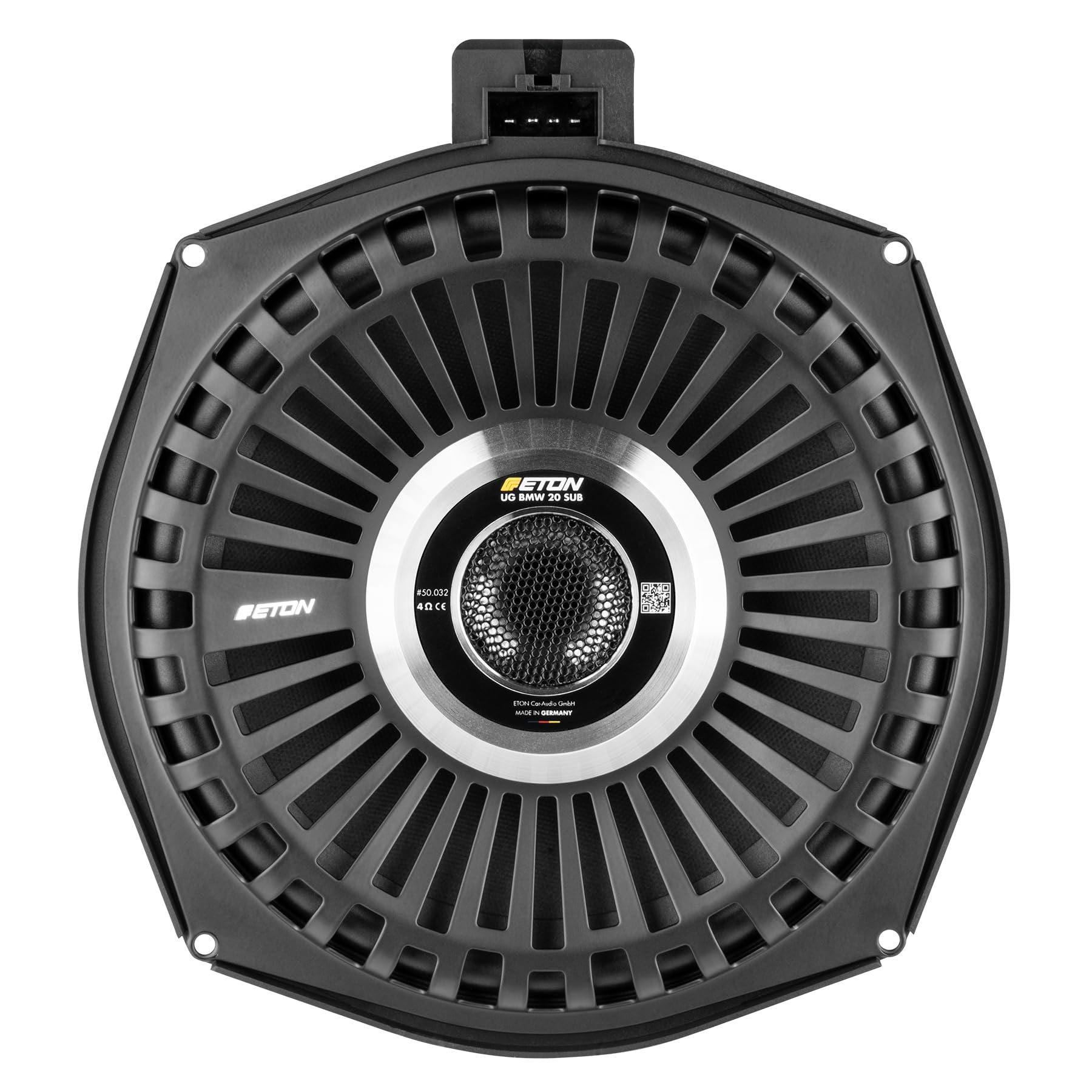 ETON UG-BMW20SUB – Power 8“ / 20 cm Auto Untersitz Subwoofer, kompatibel mit BMW und Mini Fahrzeugen, Flacher Plug & Play Underseat Bass, 200 W, 1 Stück