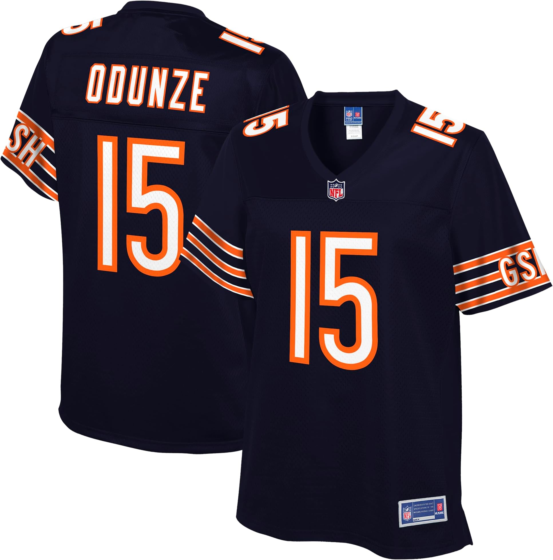 Women's Rome Odunze Navy Chicago Bears Team Player Jersey