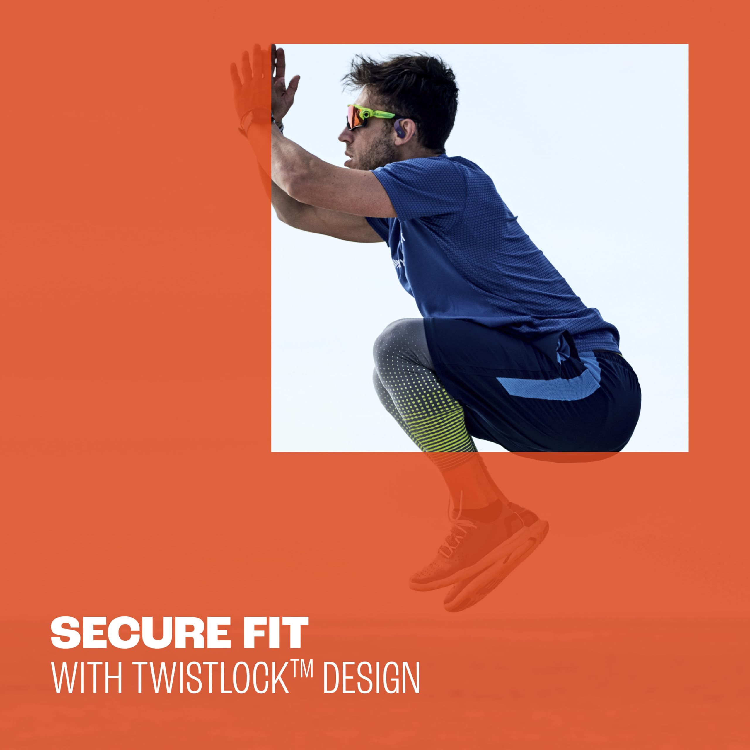 JBL Endurance Peak 4 - True Wireless Noise Cancelling Sport Earbuds, Up to 48Hrs Total Playback, Water & dust Proof (IP68), Secure fit with TwistLock™ Design, & 6 mics for Perfect Calls (Black/Grey)