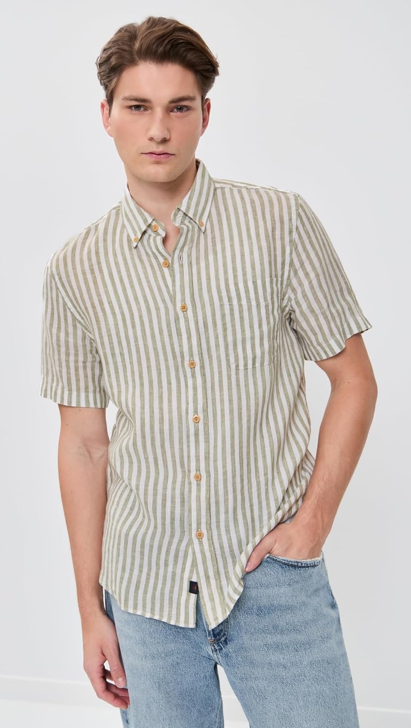 Faherty Men's Laguna Linen Shirt - Image 2