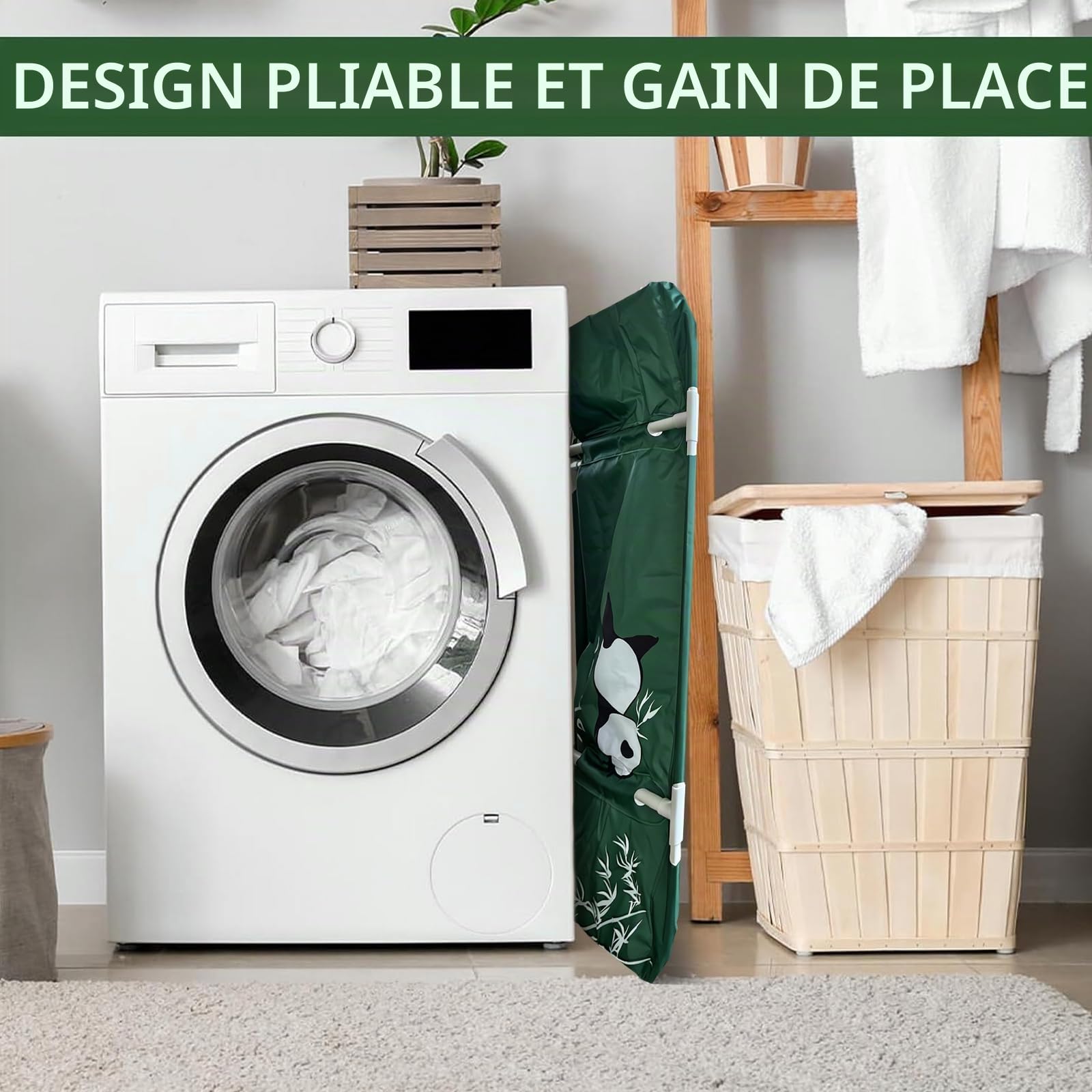 Baignoire Pliante pour Douche, Baignoire Portable Pliable pour Adultes avec Coussin et Dossier, Chaude et Froide, Idéal pour Spa à Domicile et Douche,120 x 55 x 50 cm (Vert)