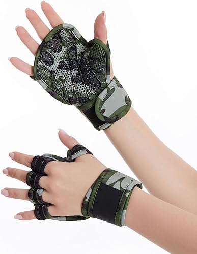 Miniatura 3 de Guantes de levantamiento de pesas, muñequeras para levantamiento de pesas, muñequeras para levantamiento de pesas, guantes de gimnasio para hombres,