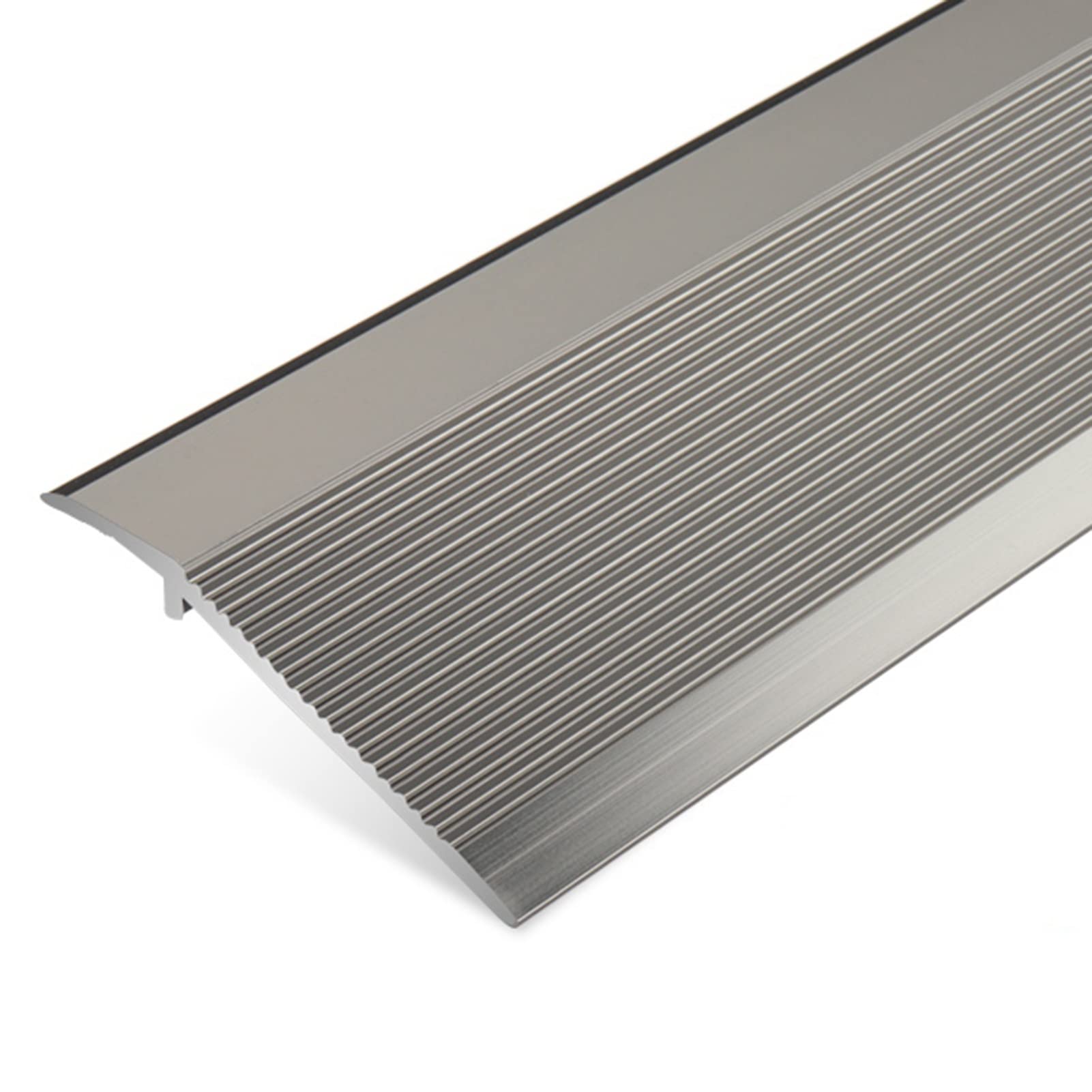 Remys Dark Grey Wood To Carpet/Laminate To Tile,Transition Strip Aluminum Alloy Transition Strip For Big Drop, Scratch-Resistant Cuttable Edge Reducer, Edge Decoration(Dark Grey)