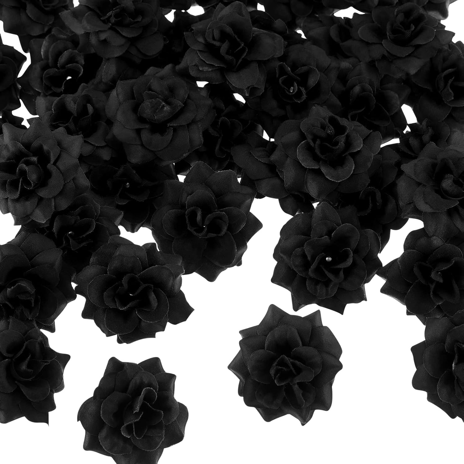 Syhood 100 Pieces Artificial Roses Head Fake Silk Rose Head