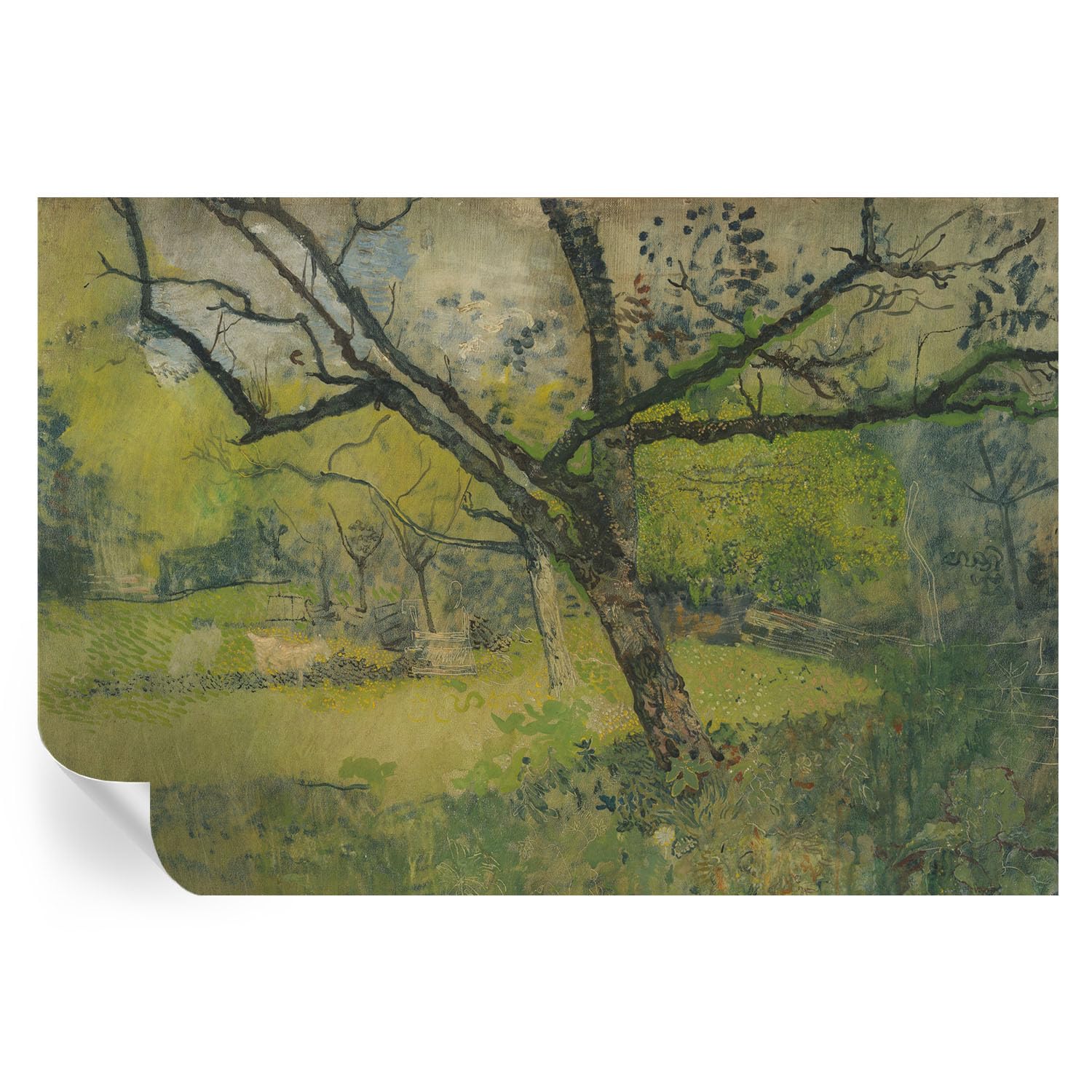 Murales para pasillo de 152x104 cm: dale vida a tu hogar con un paisaje verde