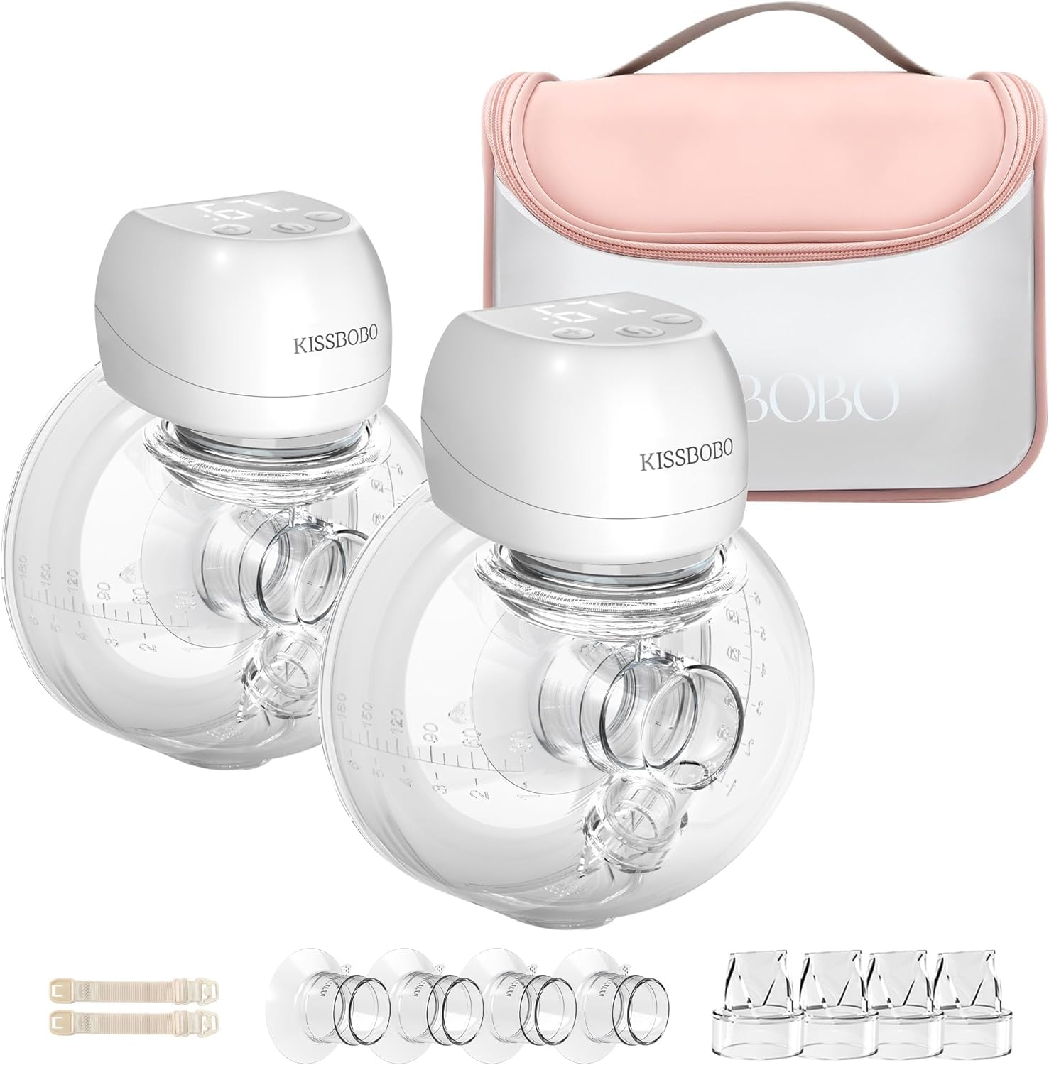 Smart Double Sides Wearable Breast Pump, Electric Bilateral Breast Pump