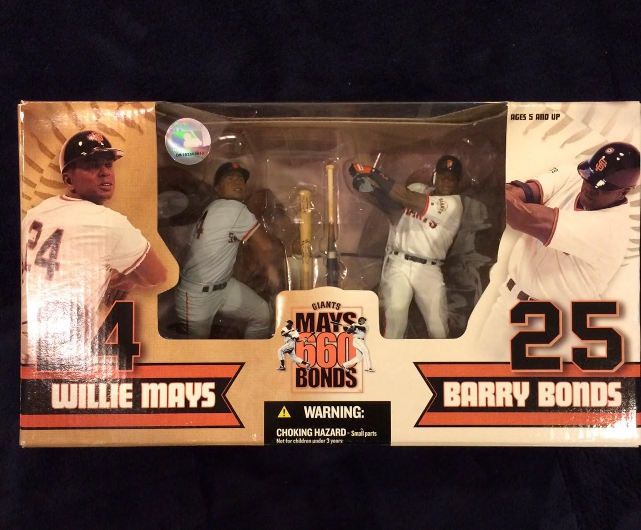Mcfarlane Sportspicks Willie Mays and Barry Bonds