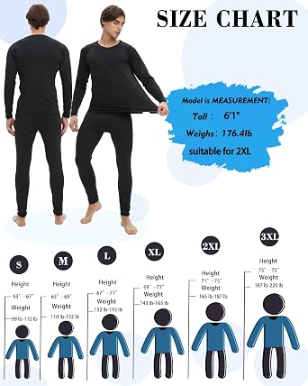 5 Pack Compression Shirt Men Long Sleeve Athletic Workout Base Layer