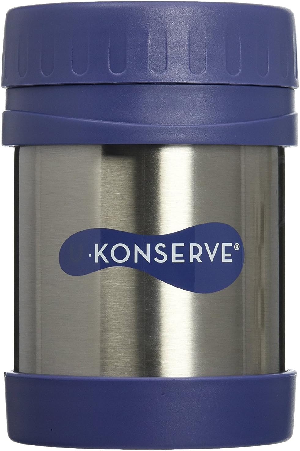 U Konserve - Stainless Steel Food Jar, Keeps Foods and Liquids Hot or Cold for Hours, Double-Walled and Vacuum Insulated, Dishwasher Safe (12 Ounce, Ocean)
