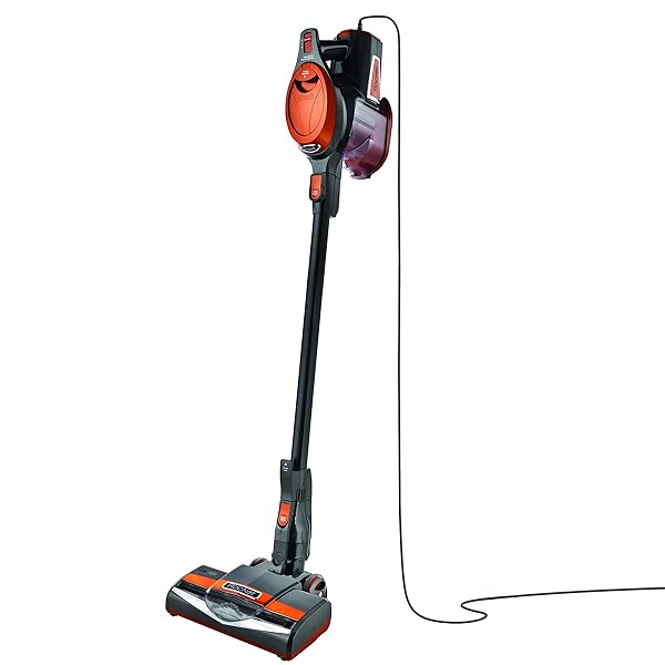 Shark Rocket Ultra-Light Corded Bagless Vacuum for Carpet and Hard Floor Cleaning with Swivel Steering (HV301), Gray/Orange