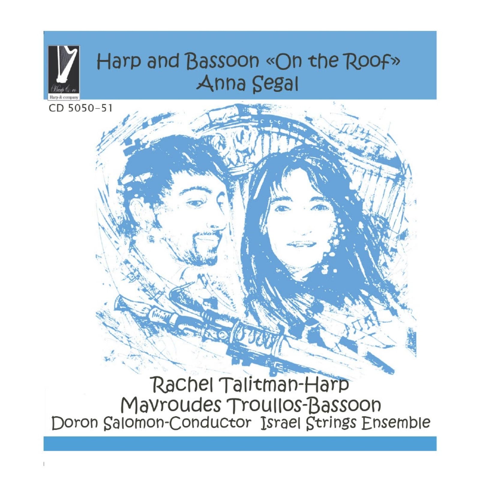 Harp and Bassoon "On the Roof" - Music by Anna Segal
