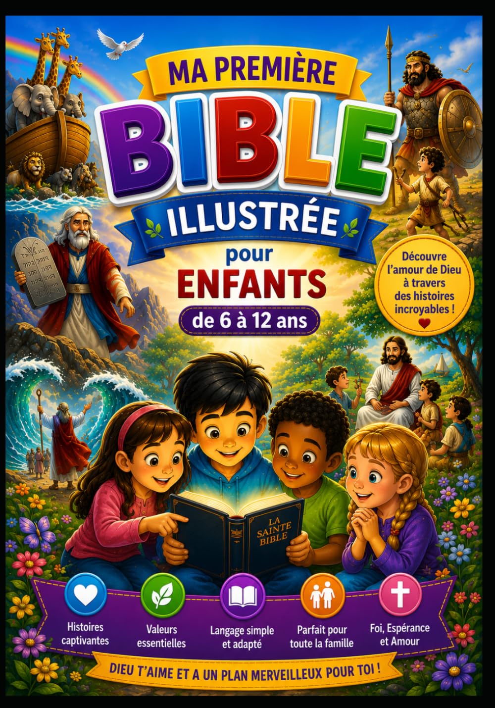 Ma premiere bible illustrée pour enfants de 6 a 12 ans
