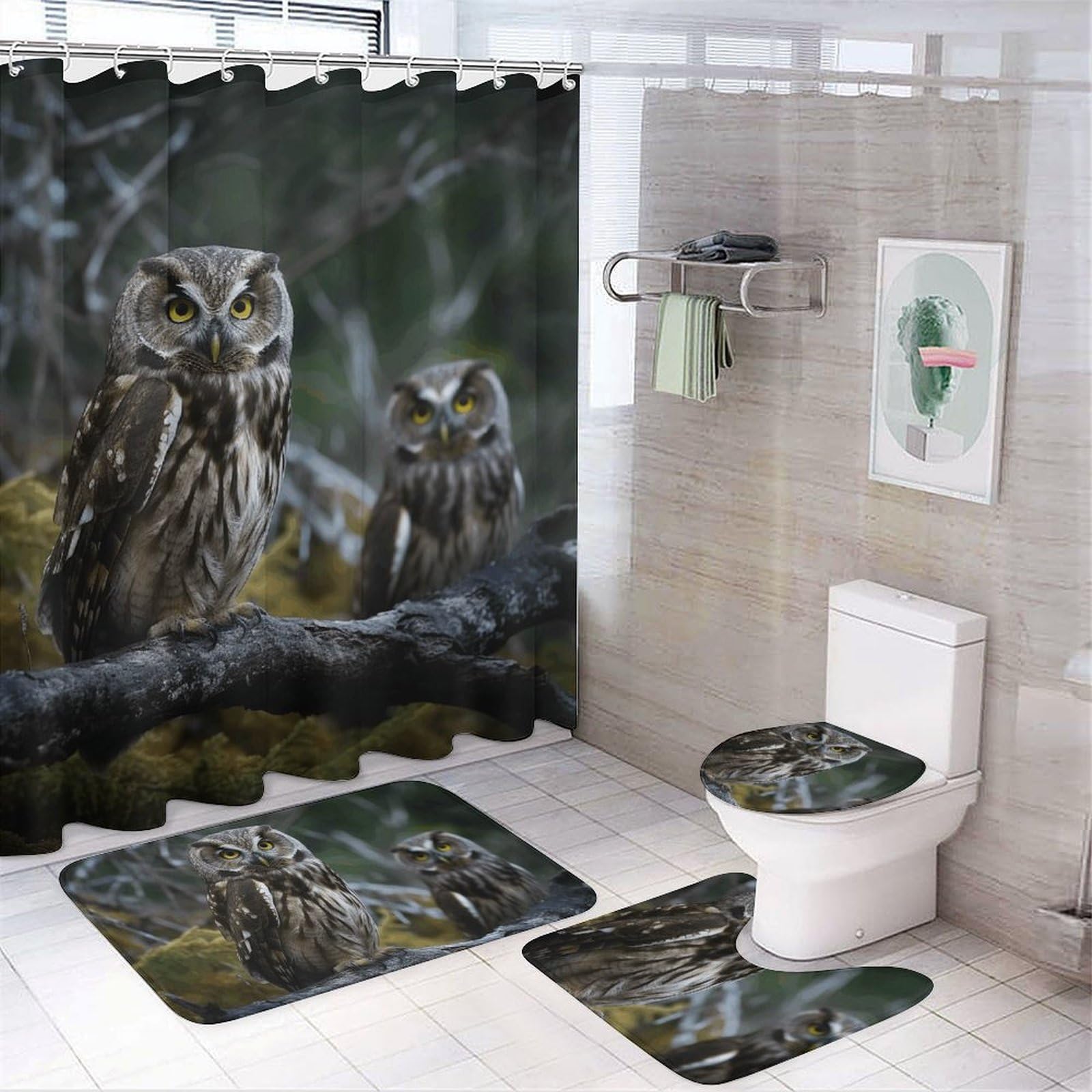 Tapis de bain anti-froid et rideau de douche étanche pour rénover vos WC