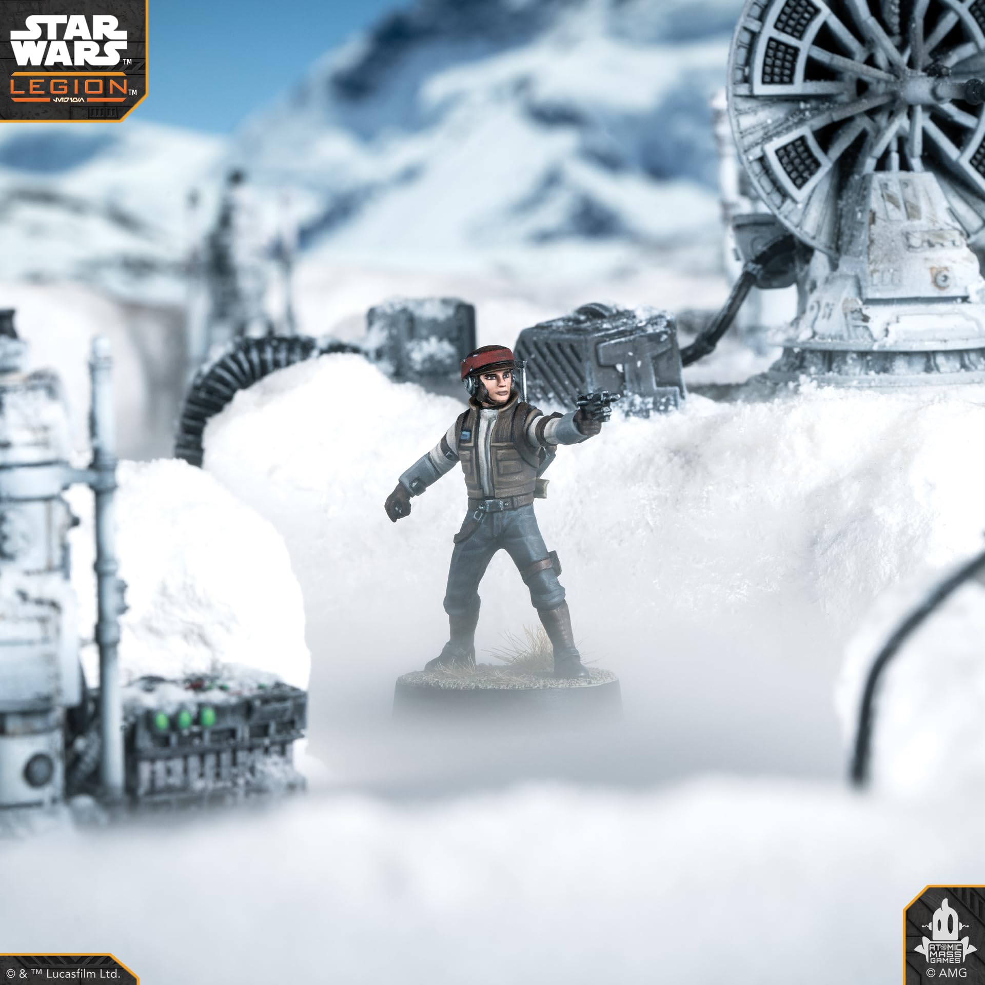 Asmodee Star Wars Legión: Customizable Rebel Officer & Agent, Expansión de Miniaturas, A Partir de 14 Años, para 2 Jugadores, 1-2 Horas por Partida, Multilingüe (Incluye español)