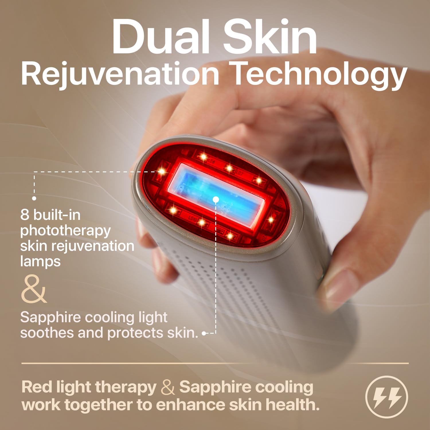 Amazon.com: Painless Sapphire Ice Cooling IPL Laser Hair Removal