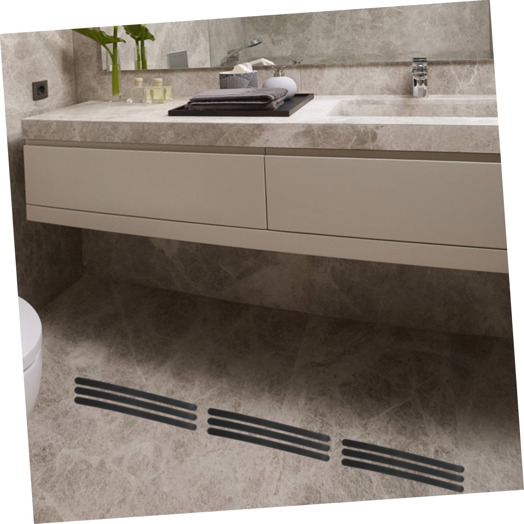 PRETYZOOM 120 Pezzi Adesivi Antiscivolo Vasche Da Bagno Adesivi Per Bambini Nastro Trasparente Applicato Tappeto Skateboard Grip Tape Decalcomanie Per Vasca Da Bagno Gradini Per Scale