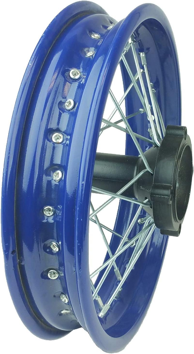 14"Aluminum BLUE Rear Rim Wheel Disk Brake Apollo SSR 125cc XR CRF Dirt Pit Bike Chines Made Dirt Bikes 12mm Shaft