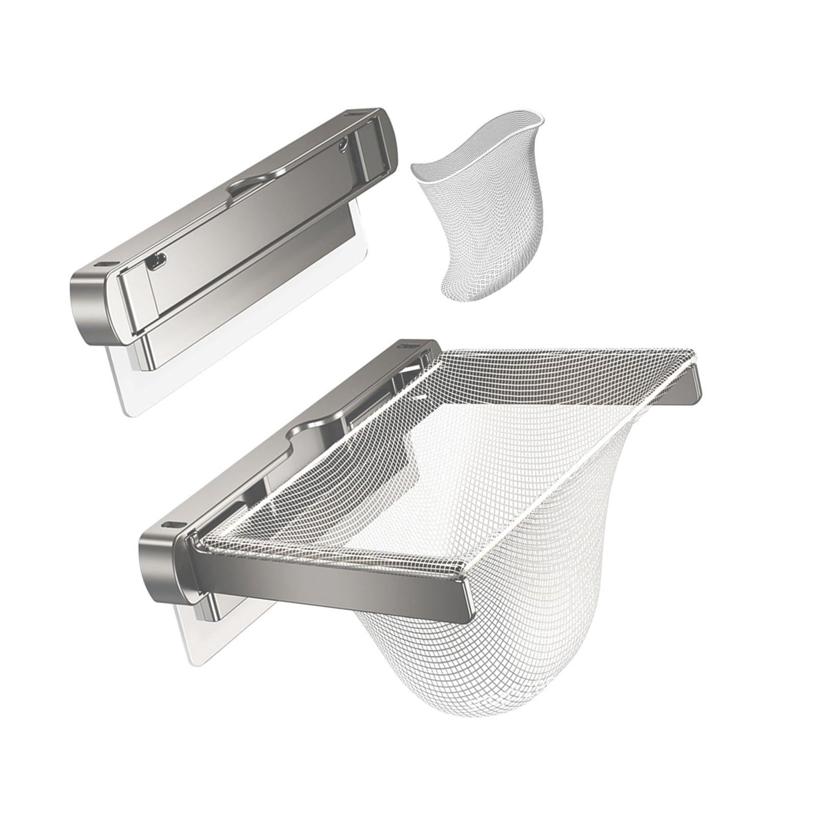Tsophreniq Iron Sink Filter with Folding Feature to Collect Food Residues and Improve Cleanliness Space Saving Kitchen Planner