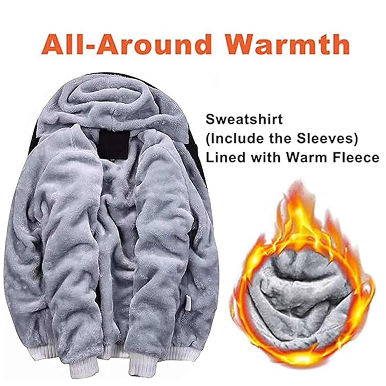 Dicker, Warmer Fleece-Hoodie für Herren für Scania, Sweatshirt mit Kapuze, Pullover, Jacke, Winter, langärmelig, Kapuzenpullover mit Taschen, Laufoberteile,A-XL