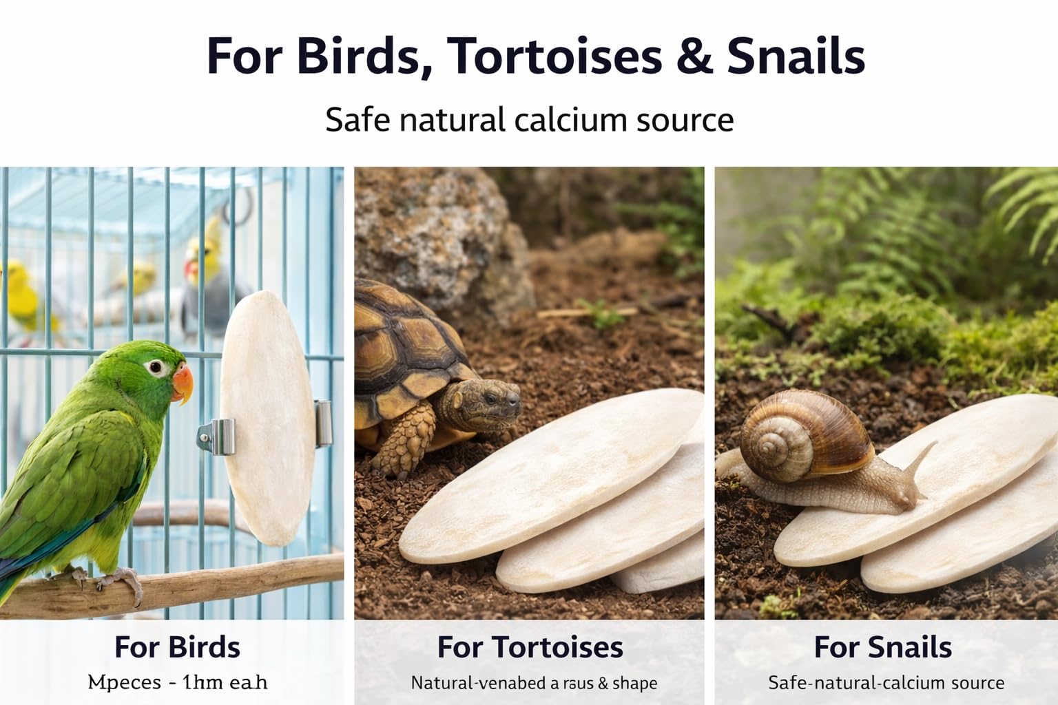 Birds LOVE 3.5-4″ Cuttlebones for Birds – 100% Natural Sun-Dried Calcium Carbonate Mineral Supplement – for Parakeets, Budgies, Cockatiels, Finches & Canaries – 12 Pack with Holder – Made in Vietnam - image 8