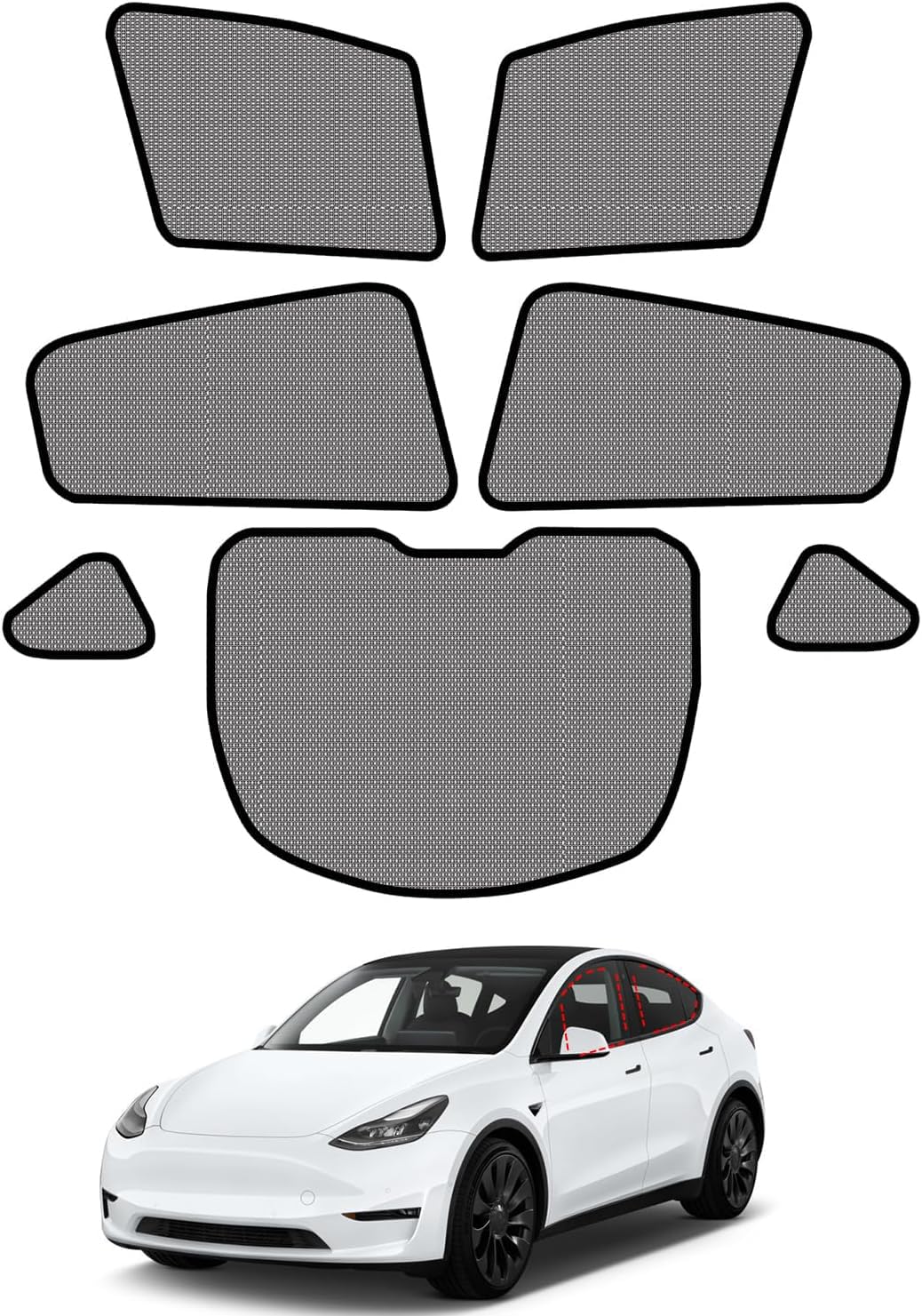 Amazon.co.jp: Loveyes テスラモデル Y サンシェード メッシュ Tesla