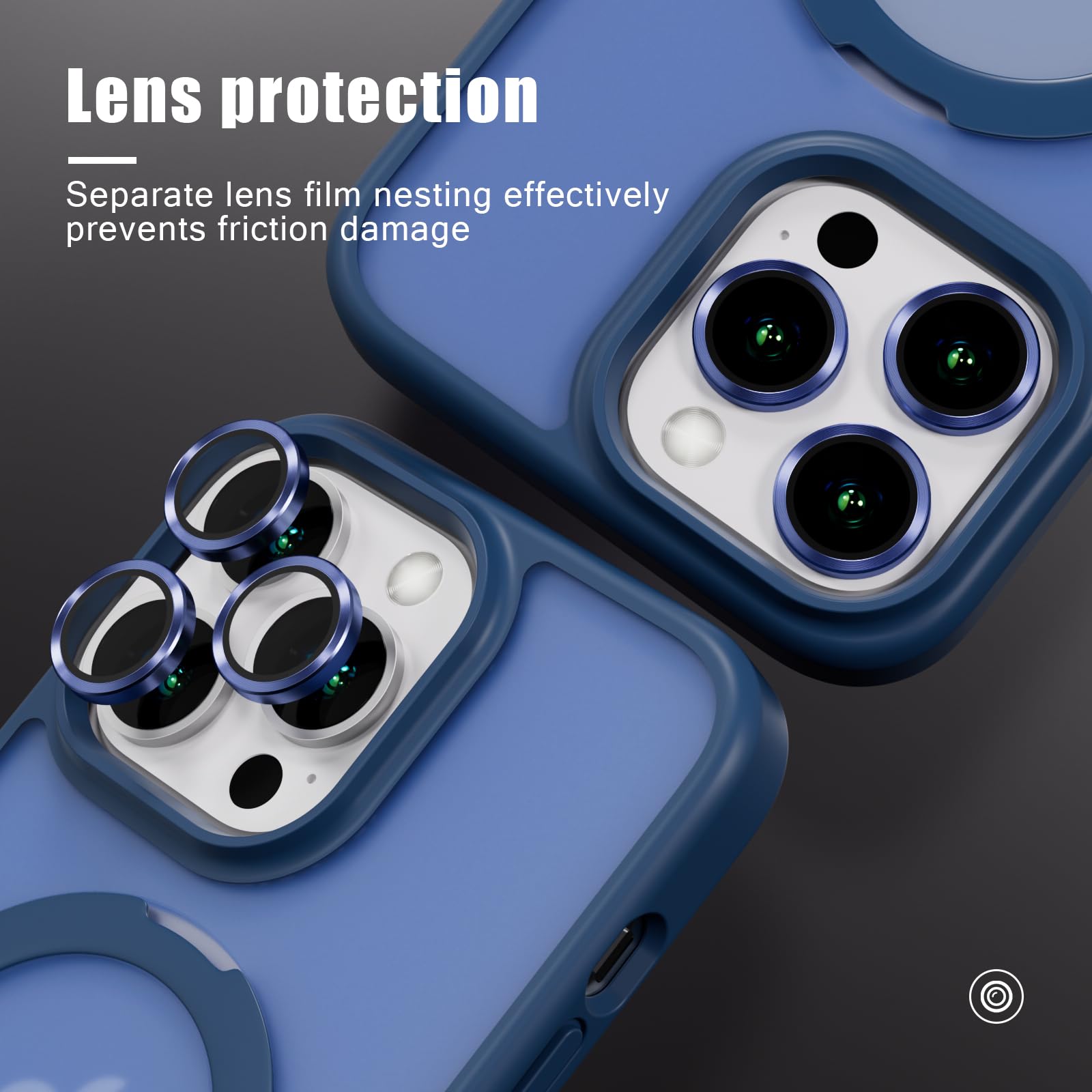 AKABEILA Hülle Für IPhone 11 Pro – Mit Magnetischem Ständer, 3-teiligem Kameraschutz & Militärschutz