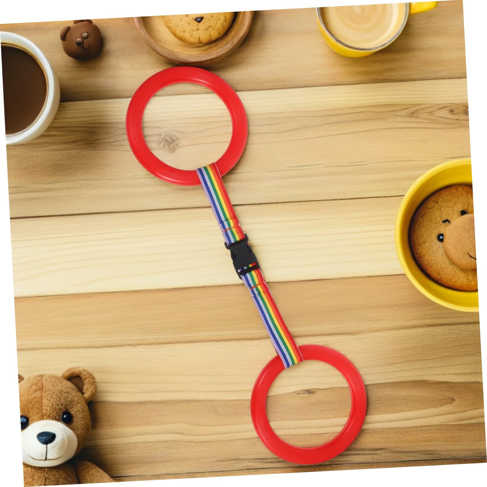 Kisangel 24 Juegos Child Wrist Leash For Soft Safety Walking Rope With Rings Comfortable Anti-lost Leash For Group Walks And Outdoor Daycare Use