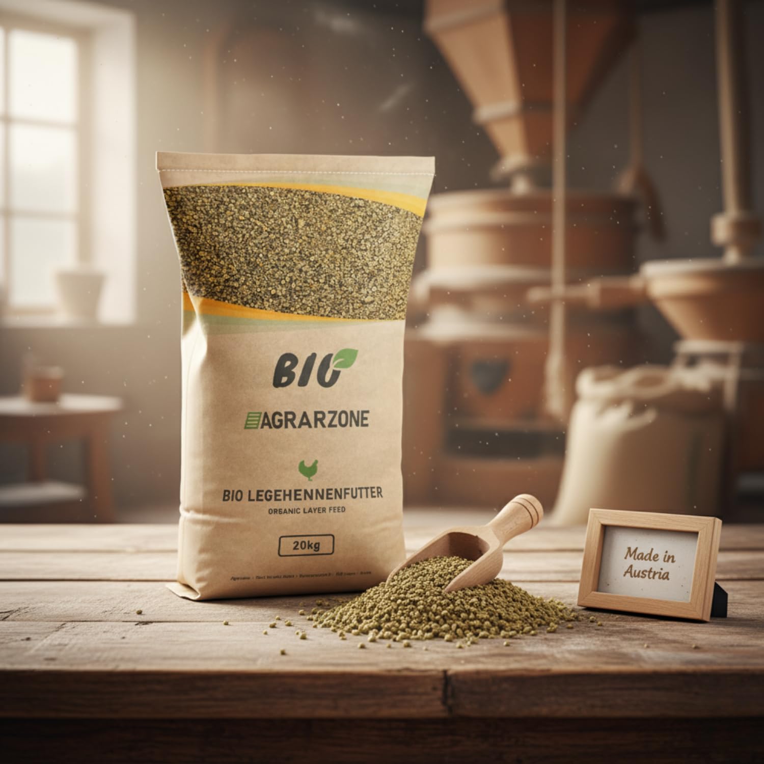 Agrarzone Bio karma dla kur niosek, granulowana przeciwko roztoczom, 20 kg
