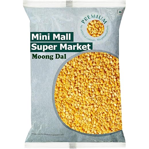 Minimall Super Market Organics Yellow Moong Dal/Split Washed Moong Dal (250 Gm)