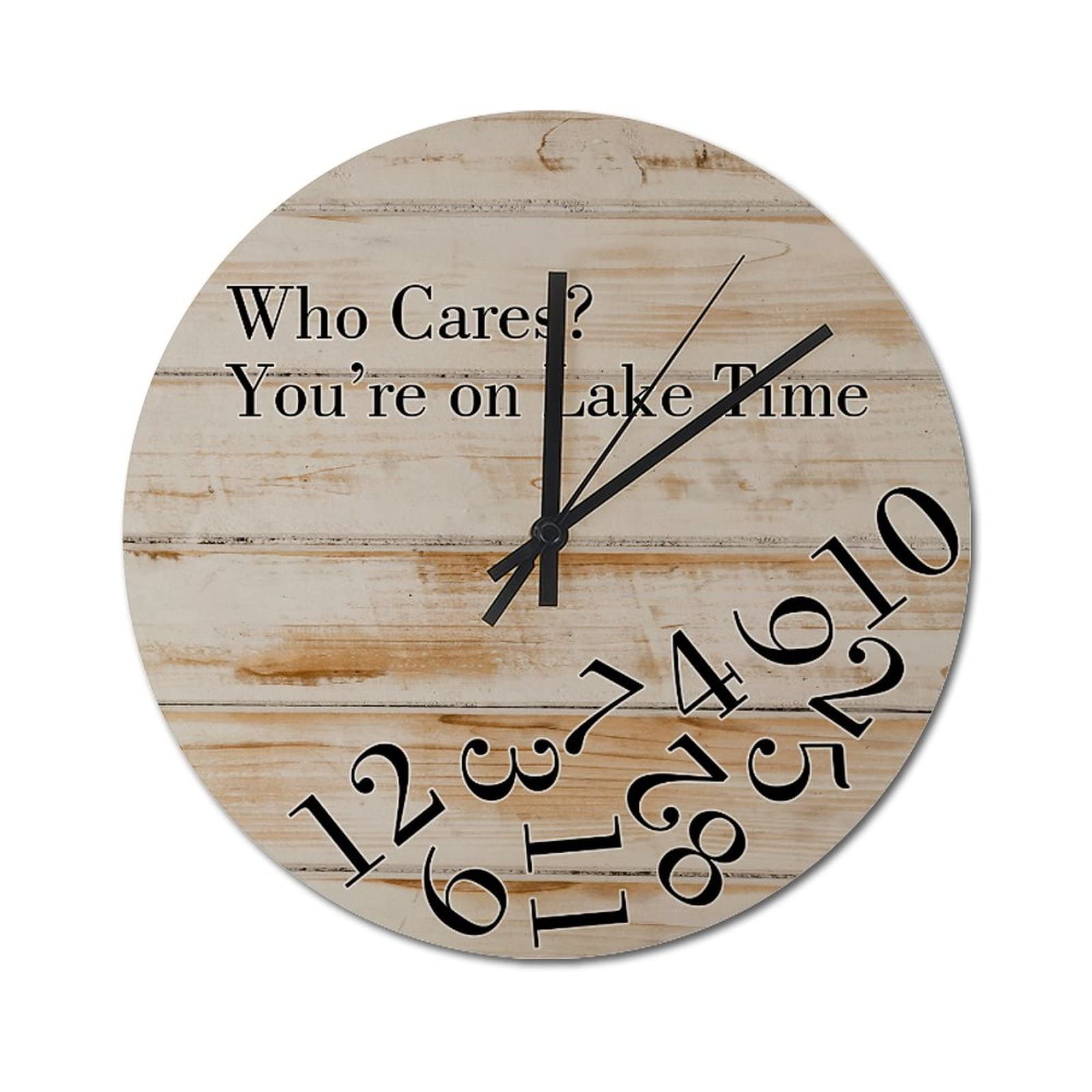 Horloge murale rétro sans tic-tac pour travailler ou dormir au calme